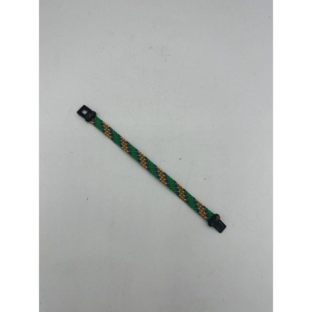 Vintage Katcho's Bracelet Adult Unisex Surf Skate Braided Wrap Green / Multi 90s